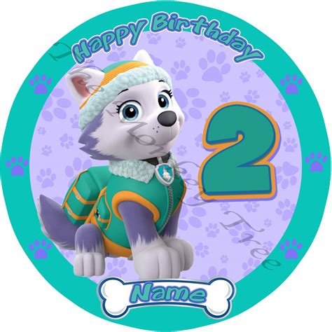 Paw Patrol Everest Cake Topper