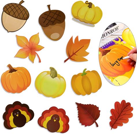 153 Pcs Fall Cutouts For Bulletin Board Decoration Fall Classroom Decorations