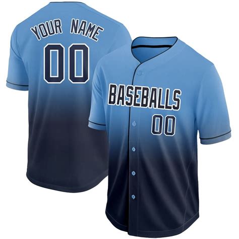 34 99 40 99 Custom Blue And Black Baseball Jersey Personalized Design Team Your Name And Numbers