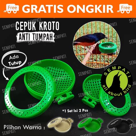 Jual CEPUK KROTO SEMPATI PLUS TUTUP ISI 2 PCS ANTI TUMPAH CEPUK WADAH