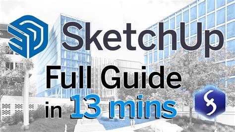 SketchUp Tutorial For Beginners In 13 MINUTES FULL GUIDE YouTube