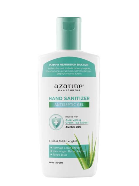 Azarine Cosmetics Hand Sanitizer Antiseptic Gel Beauty Review