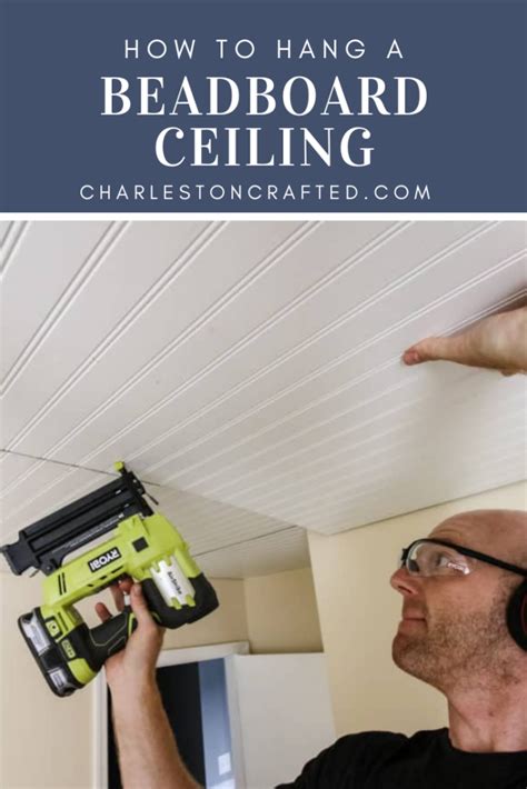 How to install Beadboard ceiling panels - the easy way!