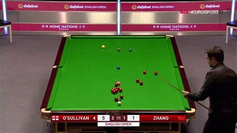 Ronnie O Sullivan Vs Zhang Anda R English Open Youtube