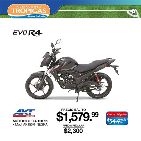 Oferta De Motocicletas Akt En Almacenes Tropigas El Salvador 20 Mayo