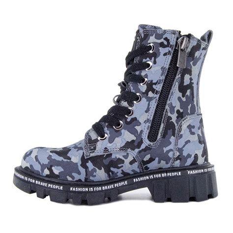 Детские ботинки ORTHOBOOM 82125-30 голубовато-серый милитари — купить с ...