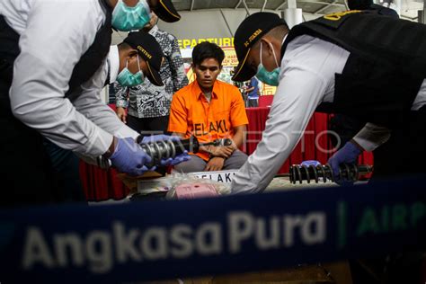 Gagalkan Upaya Penyelundupan Narkoba Antara Foto