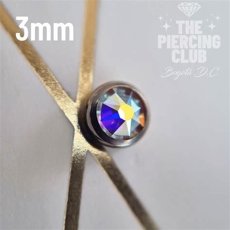 Microdermal Cristal Tornasol Mm The Piercing Club