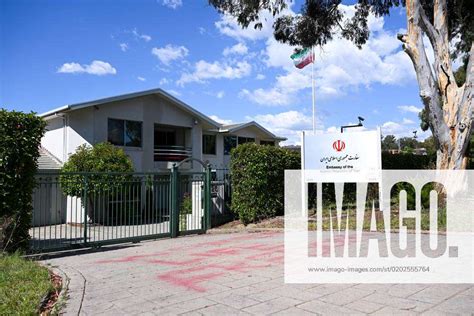 Iranian Embassy Canberra Stock A General View Of The Iranian Embassy In Canberra Friday February