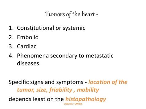 Cardiac Tumors