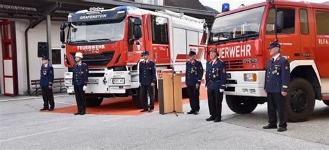 FF Grafenstein stellt neues Tanklöschfahrzeug TLFA 4000 200 in Dienst