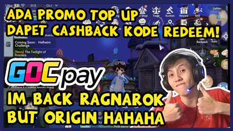 AKU KEMBALI DI RO ORIGIN ADA PROMO TOP UP BONUS REDEEM CODE