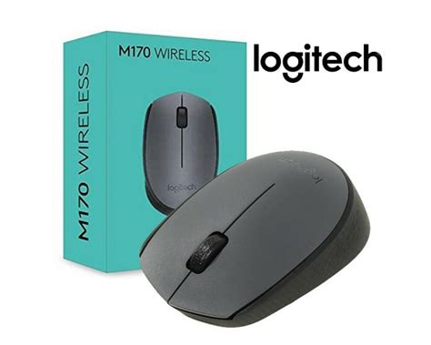 Купить мышь Logitech M170 Wireless Mouse Gray/Black 910-004642 в Минске