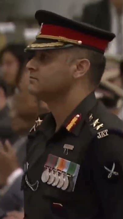 lt  arjun sharma receiving award indian army shorts youtube