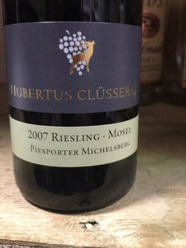 Hubertus Cl Sserath Weingut Hubertushof Piesporter Michelsberg