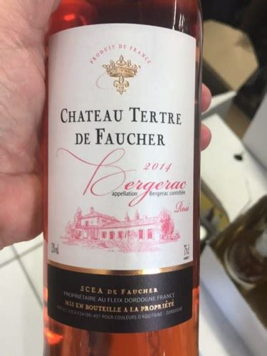 Chateau Tertre de Faucher Bergerac Rosé Vivino US