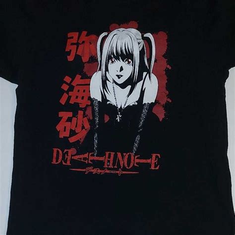 Death Note misa Anime Black Shirt Size XLarge Rare Re… - Gem