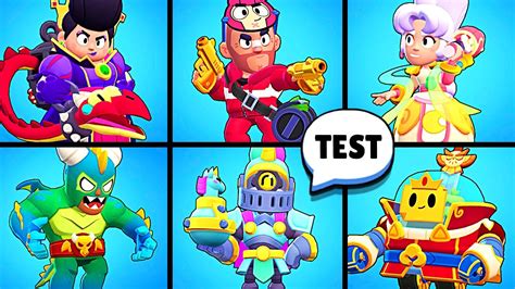 Proviamo Tutte Le Nuove Skin Speciali Brawl Stars Youtube