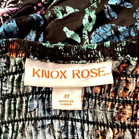 Knox Rose Black Floral Jumpsuit Women S Size X Wide Leg With Puff