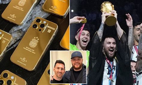 Lionel Messi Splashes Out 175k On 35 Gold IPhones For Argentina World