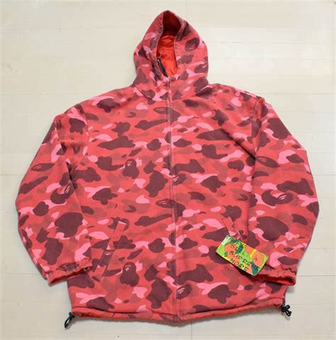 Bape Bape Red Camo Reversible Jacket Grailed