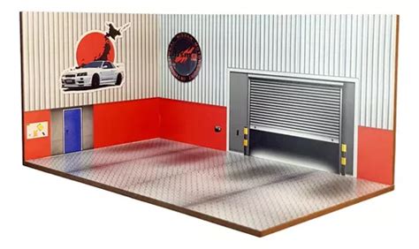 Cenário Para Diorama Hot Wheels Garagem Escala MercadoLivre