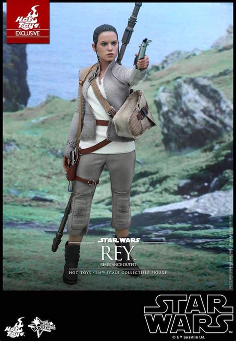 Hot Toys Debuts Star Wars Rey In Her Resistance Outfit Sixth Scale Figure Rey Star Wars