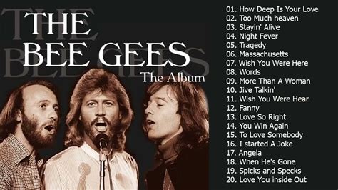 Bee Gees Greatest Hits Full Album Best Songs Of Bee Gees V P Youtube