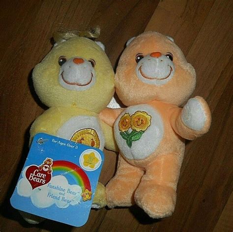 Care Bears Th Anniversary Cuddle Pair Funshine And Friend W Tag Free