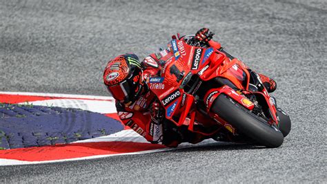 MotoGP Grand Prix d Autriche Francesco Bagnaia écrase les essais