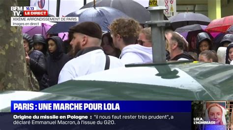 Les Images De L Hommage Rendu Lola Devant Son Domicile Paris