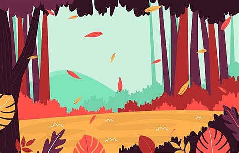 Fallen Leaf Fall Autumn Forest Nature View Background Fallen Leaf