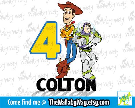 Toy Story Buzz And Woody Birthday Shirt Design 1 Customize Flickr