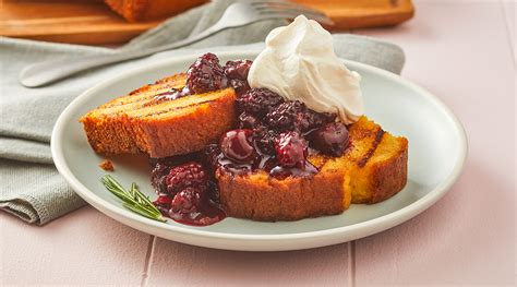 Grilled Pound Cake With Fruit Compote Wisconsin Cheese