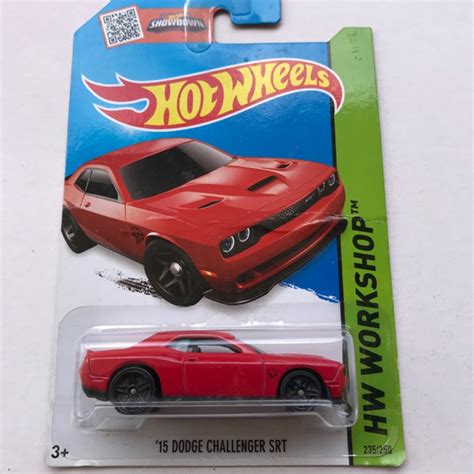Hot Wheels Dodge Challenger SRT Red St Model Shopee Malaysia