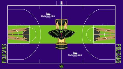 These Are The New Court Designs For The NBA Cup