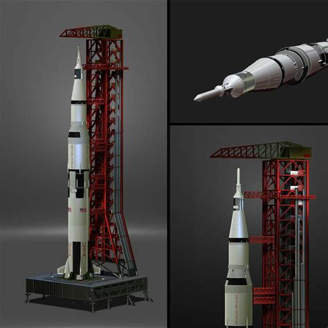 Revell On X Apollo 10 Saturn V Rocket In Scale 1144 Built 56 Off