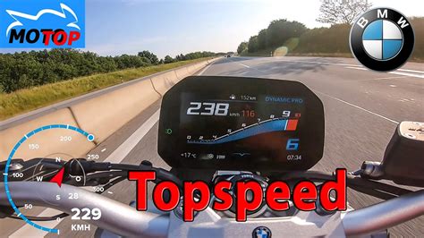 Bmw F900r 2023 Topspeed On Autobahn Gps 229 Kmh Youtube