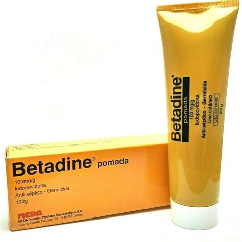 Betadine Ointment 10% Povidone Antiseptic Cream Skin Infection Wounds ...