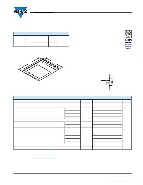 Si Dn T Ge Datasheet Pages Vishay P Channel V D S Mosfet