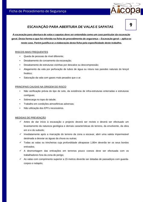 PDF Ficha de Procedimento de Segurança PDF fileMEDIDAS DE