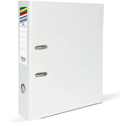 Buy Fis Pp Lever Arch Box File A Broad Cm Inch Unfix White