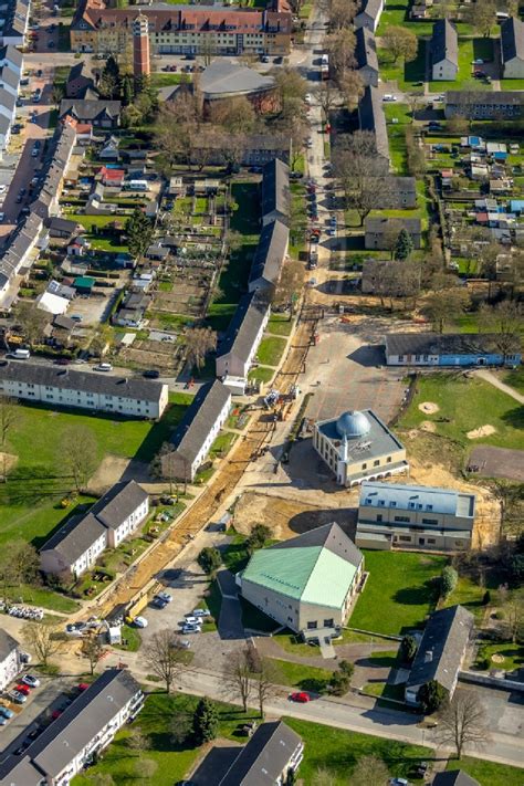 Voerde Niederrhein Von Oben Neubau Der Moschee Yeni Yesil Camii Im