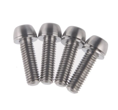 Titanium Ti Bolts Screws M6 X 18mm Disc Brake Kit 4pcs Bolts Original