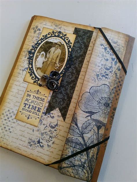 Crafts U Love Tim Holtz Vintage Folio Mini Scrapbook Albums Mini