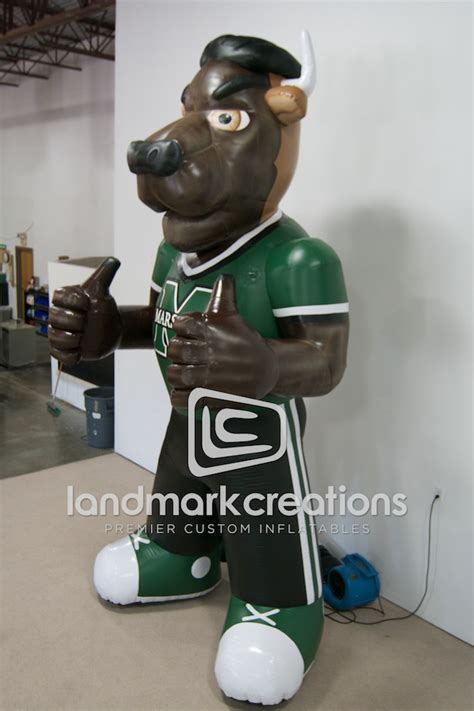 Marshall University Marco the Bull Inflatable College Mascot