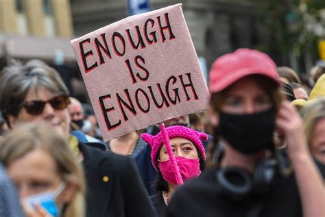 Thousands Join March Against Sexual Assault In Backlash Over Australian