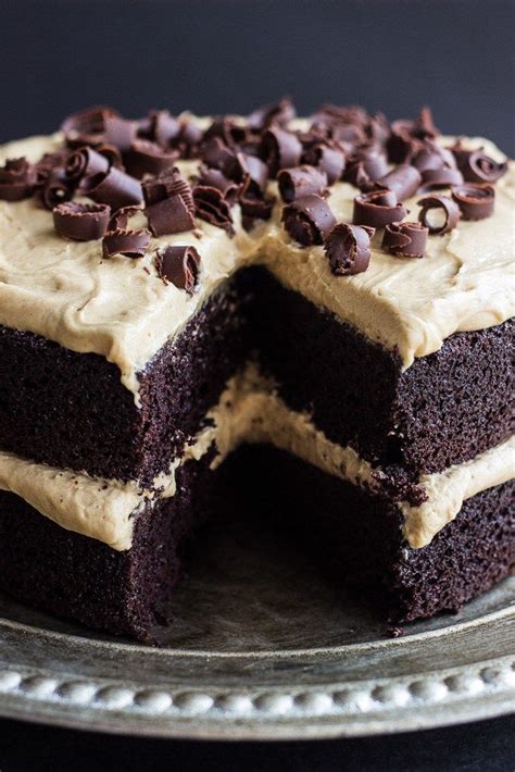 Chocolate Layer Cake With Creamy Peanut Butter Frosting