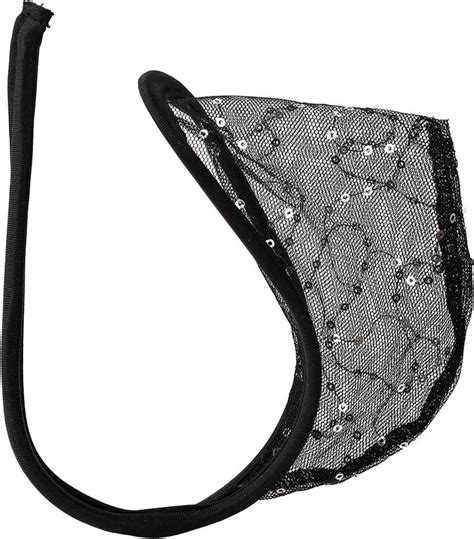 Freebily Men S Sequin Sheer Mesh Sexy C String Lingerie T Back Bikin