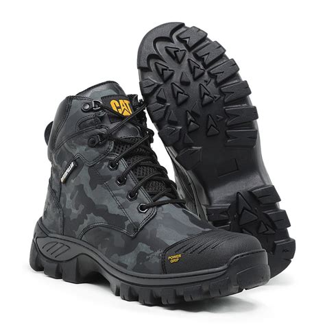 Bota Caterpillar Adventure Couro Leg Timo Camuflada Shopee Brasil